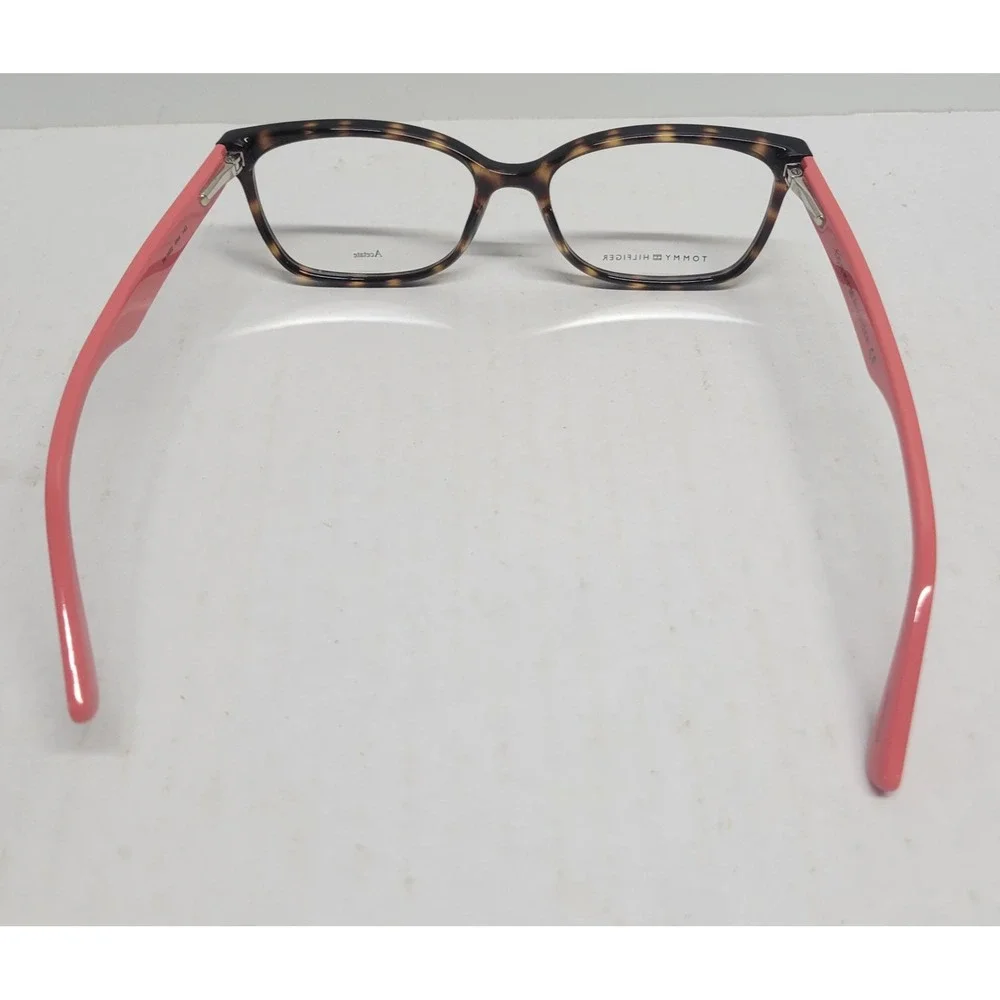 Tommy Hilfiger TH 1492 9N4 Tortoise Pink Rectangular Eyeglasses Frames with Case